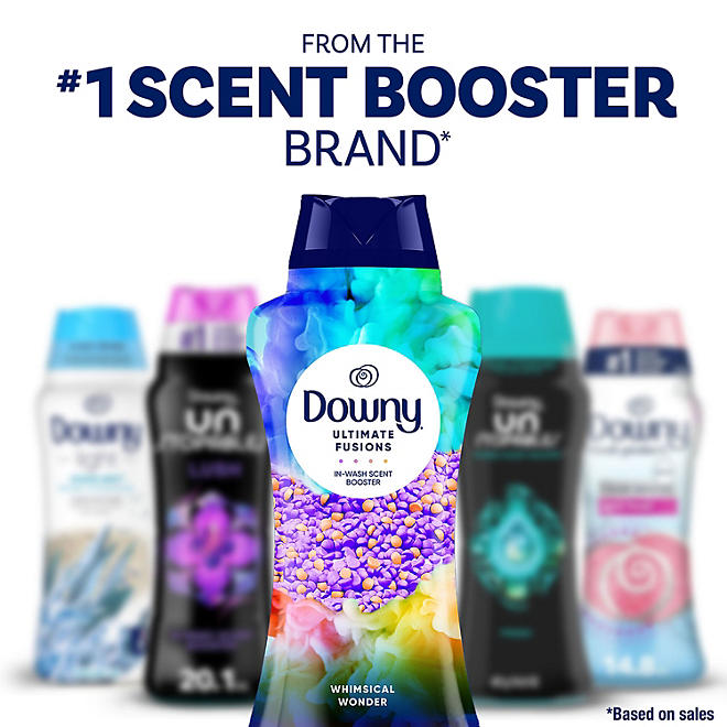 Downy Ultimate Fusions In-Wash Scent Booster Beads + Dual Action Scent Release, Whimsical Wonder 24 oz.