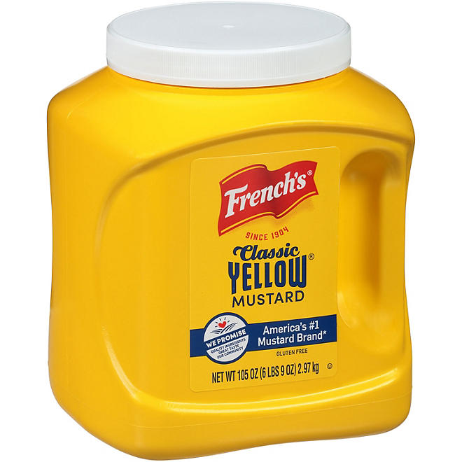 French's 100% Natural Classic Yellow Mustard (105 oz.)