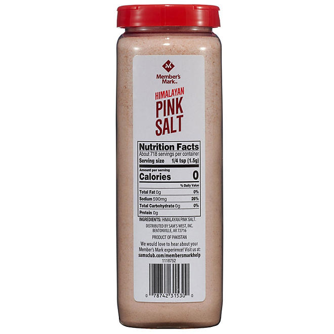 Member's Mark Himalayan Pink Salt (38 oz.)