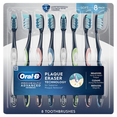 Oral-B ProHealth Advanced Manual Soft Toothbrush, 8 ct.