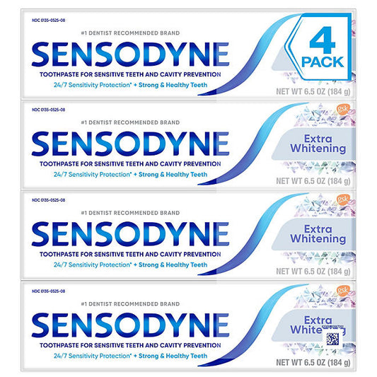 Sensodyne Extra Whitening Toothpaste (6.5 oz., 4 pk.)