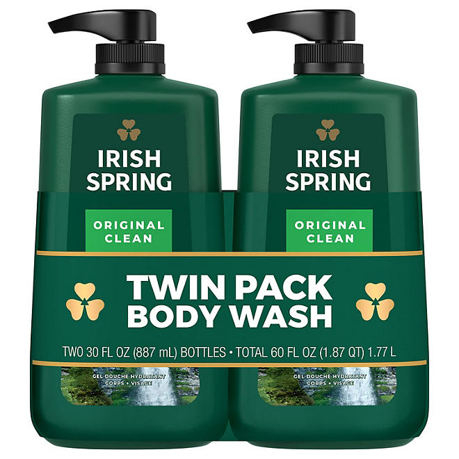 Irish Spring Body Wash for Men, Original Clean (30 pk