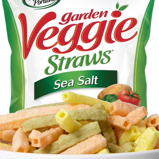 Sensible Portions Garden Veggie Straws, Sea Salt, 1 oz, 42 ct