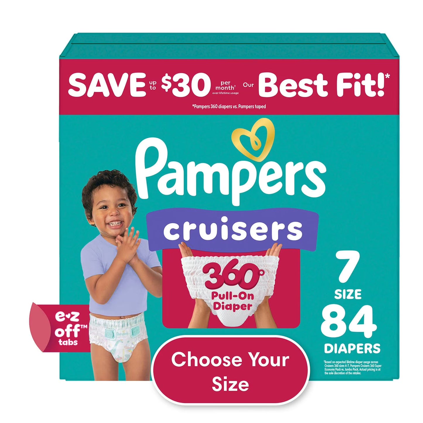 Pampers Cruisers Diapers (Choose Your Size)