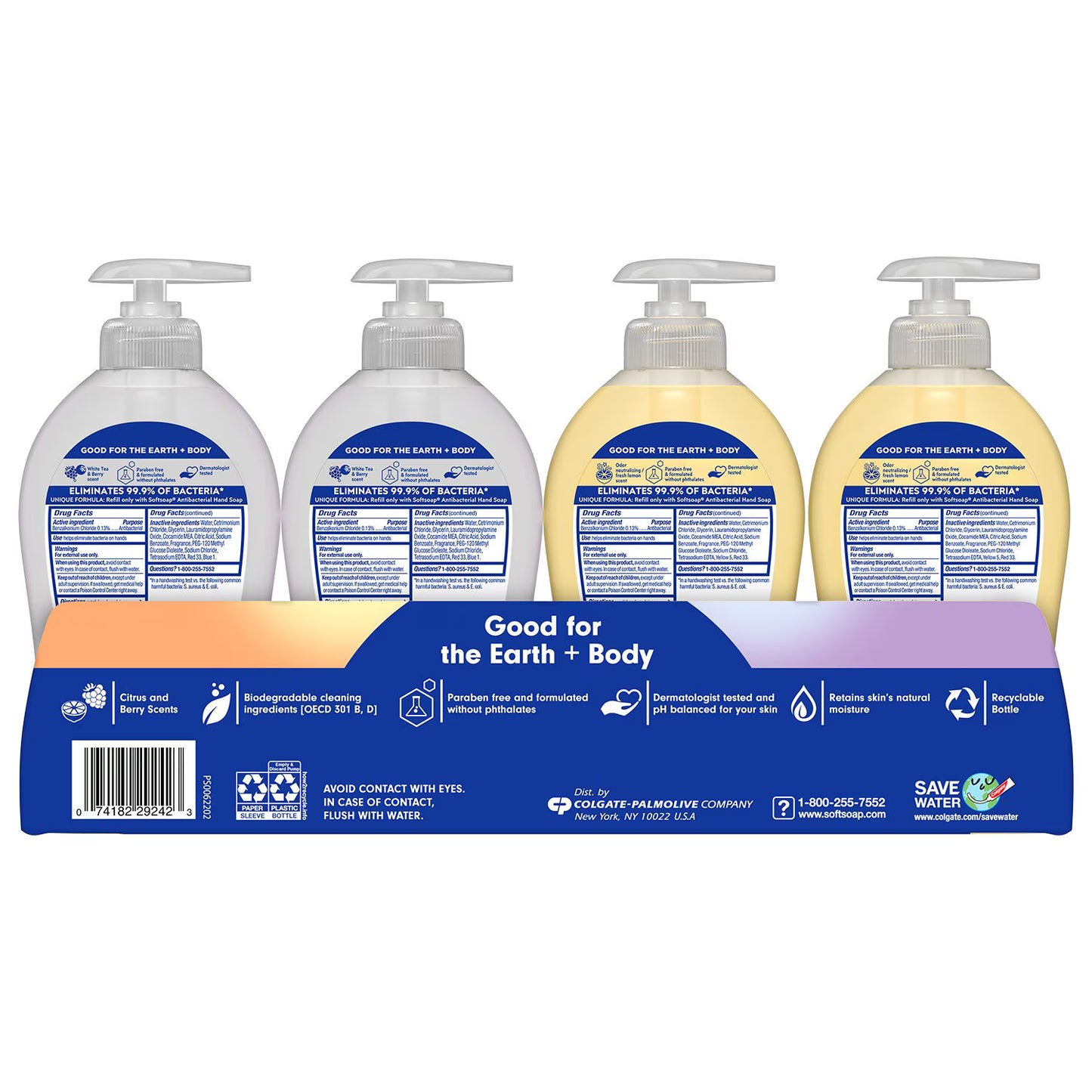 Softsoap Antibacterial Liquid Hand Soap, 11.25 fl. oz., 4 pk.