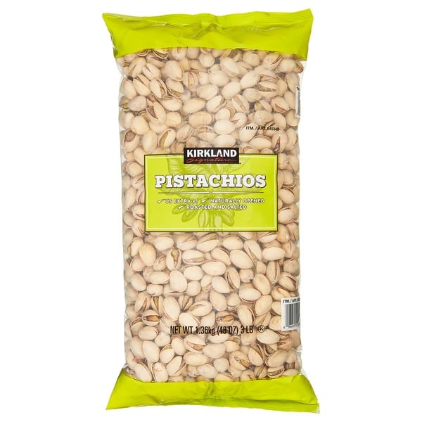 Kirkland Signature California In-Shell Pistachios, Roasted & Salted, 3 lbs