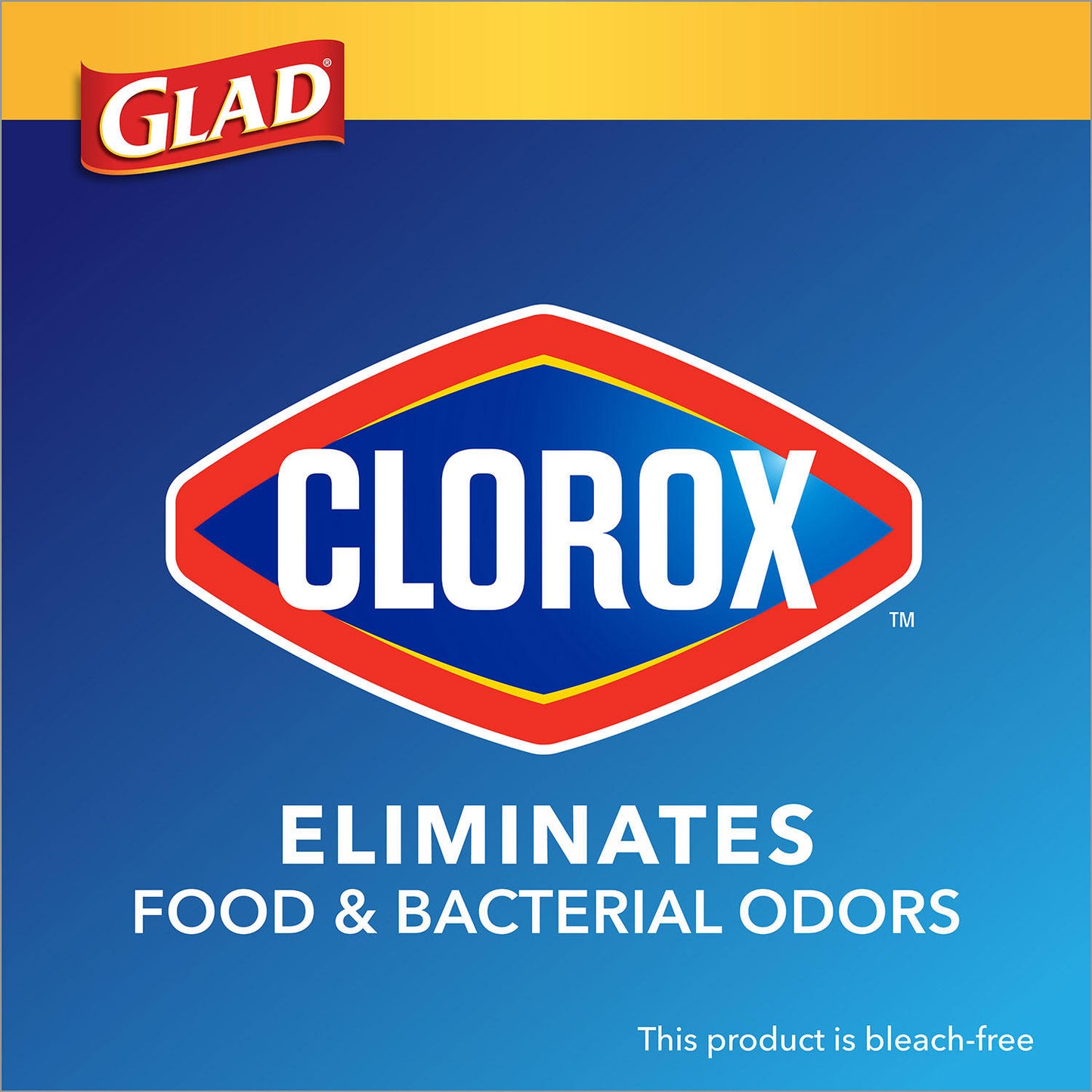Glad ForceFlex Plus Tall Kitchen Trash Bags With Clorox, Lemon Fresh Bleach Scent (13 gal., 120 ct.)