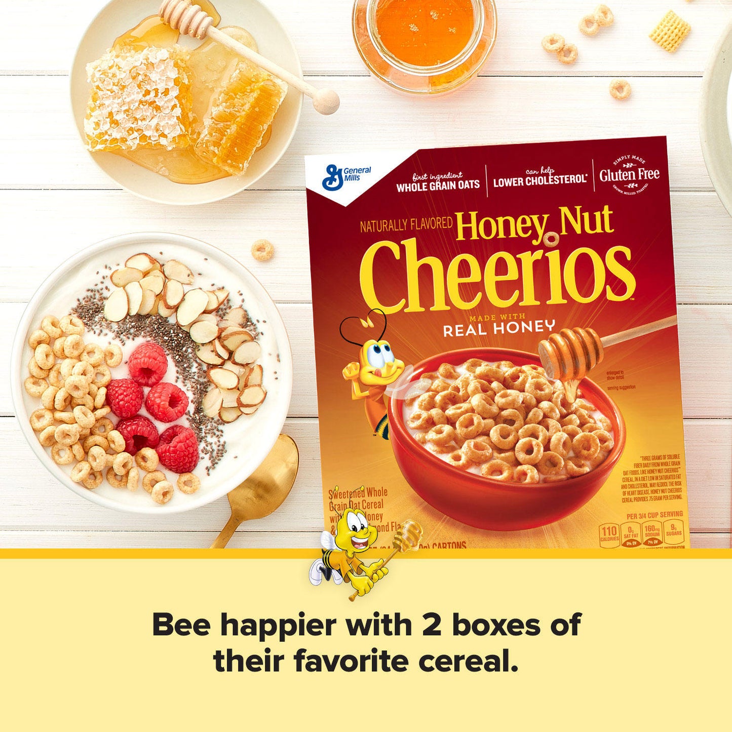 Honey Nut Cheerios Cereal (24 oz., 2 pk.)