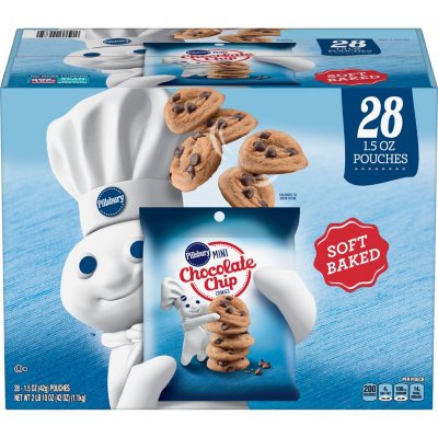 Pillsbury Soft Baked Mini Chocolate Chip Cookies (1.5 oz., 28 pk.)