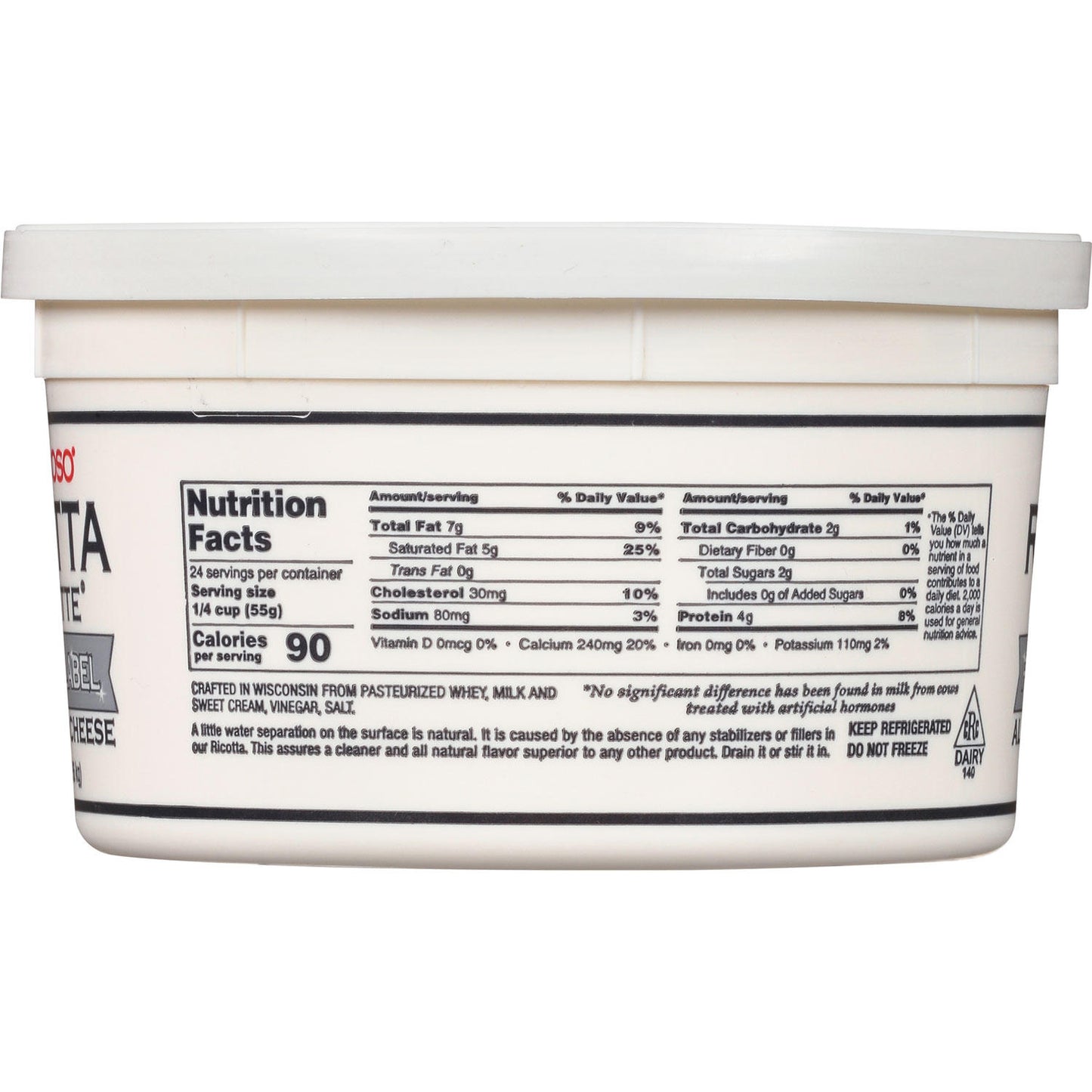 BelGioioso Platinum Label Ricotta (3 lbs.)