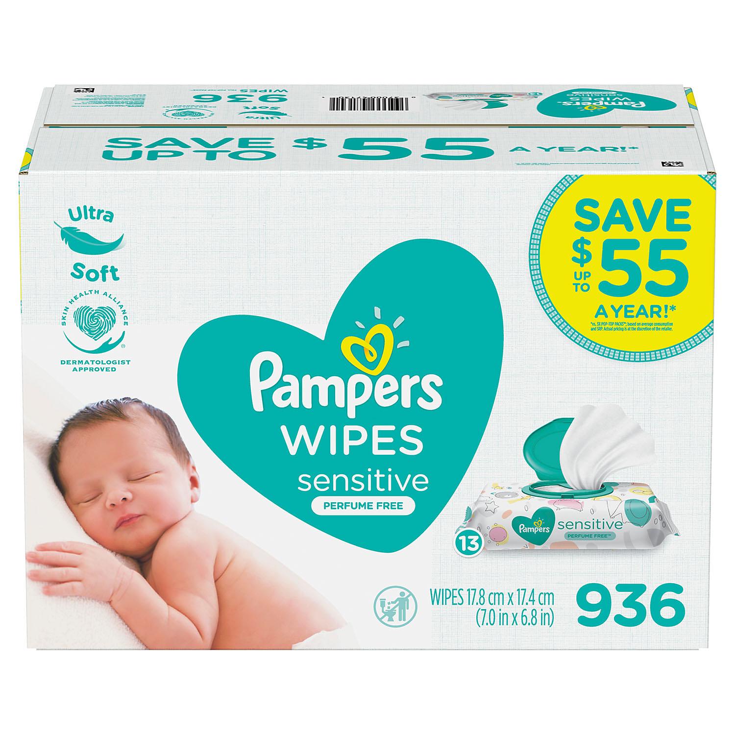 Pampers Sensitive Baby Wipes (936 – My Kosher Cart