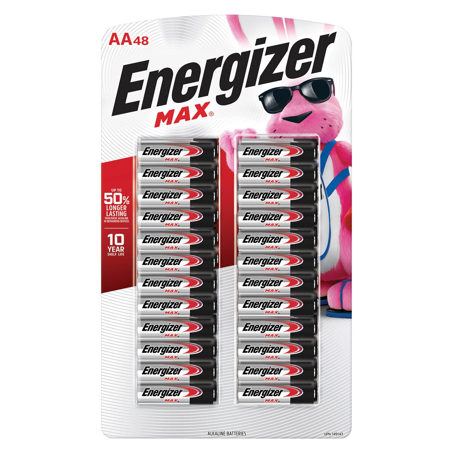Energizer MAX Alkaline AA Batteries, 48-Pack – My Kosher Cart