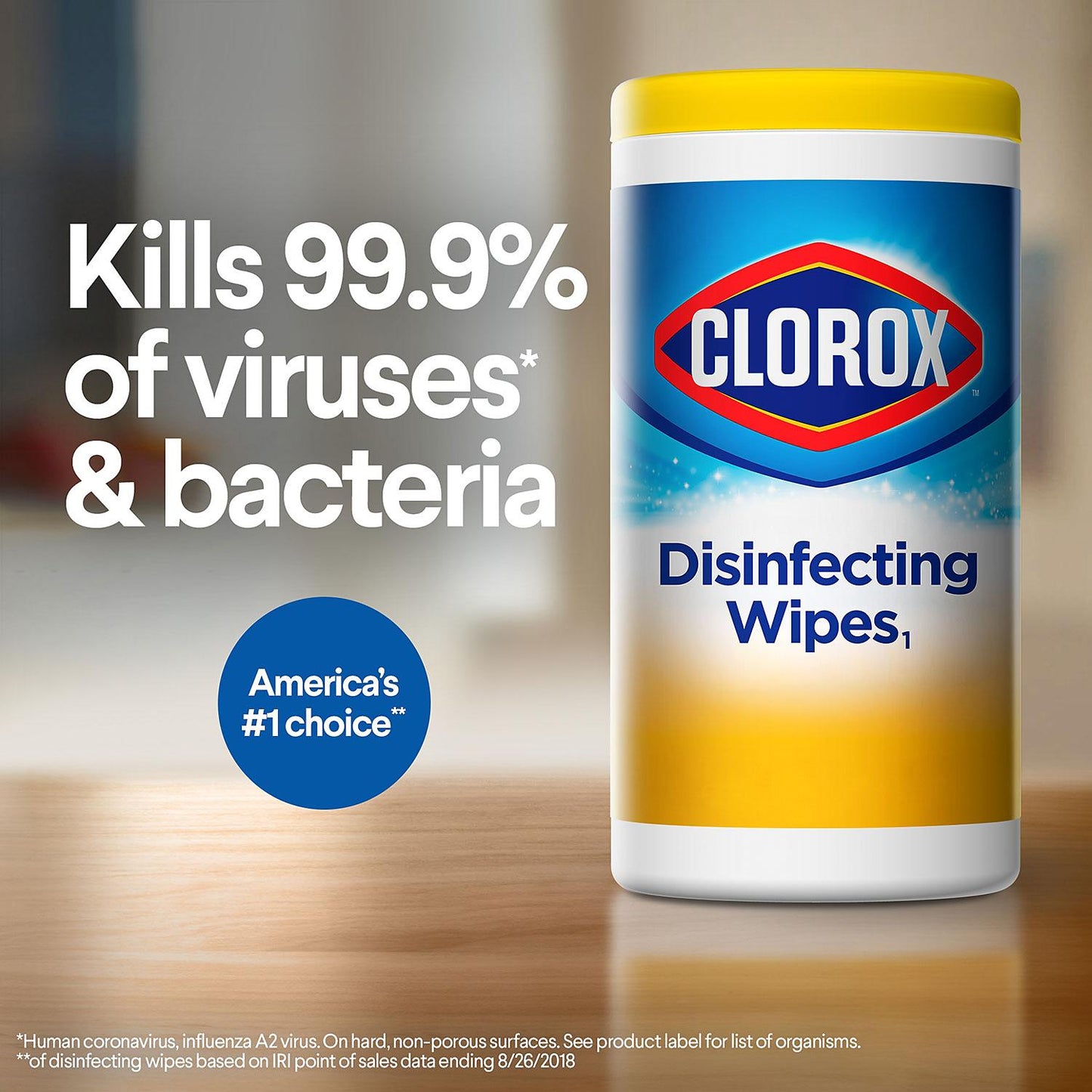 Clorox Disinfecting Bleach-Free Cleaning Wipes, Variety Pack (85 wipes/pk., 5 pk.)