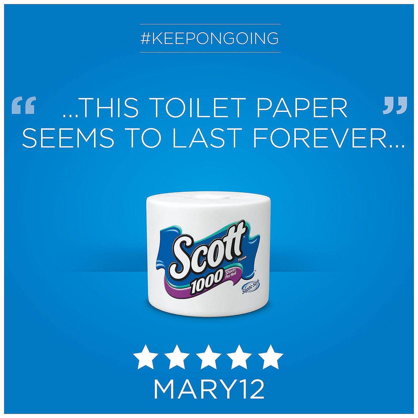 Scott 1100 Unscented Bath Tissue Bonus Pack, 1-ply (36 Rolls = 1100 Sheets Per Roll)- Individually Wrapped Toilet Paper