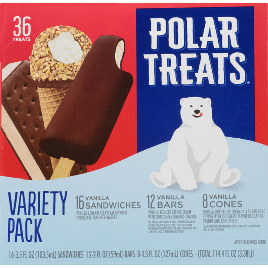 Polar Treats Ice Cream Novelties Variety Pack (36 ct.)