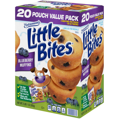 Entenmann's Little Bites Blueberry Muffins (1.65oz / 20pk)
