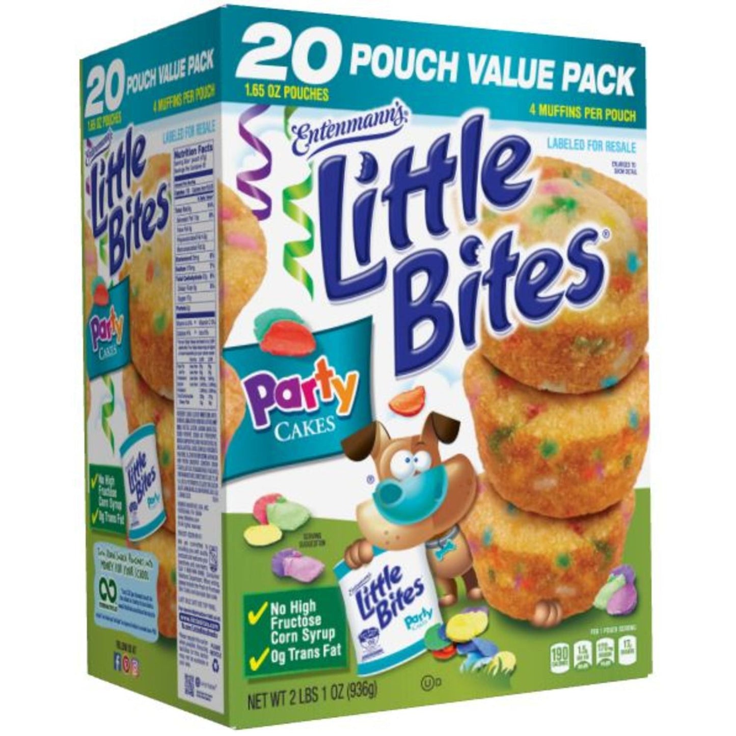 Entenmann's Little Bites Party Cake Muffins (33 oz.)