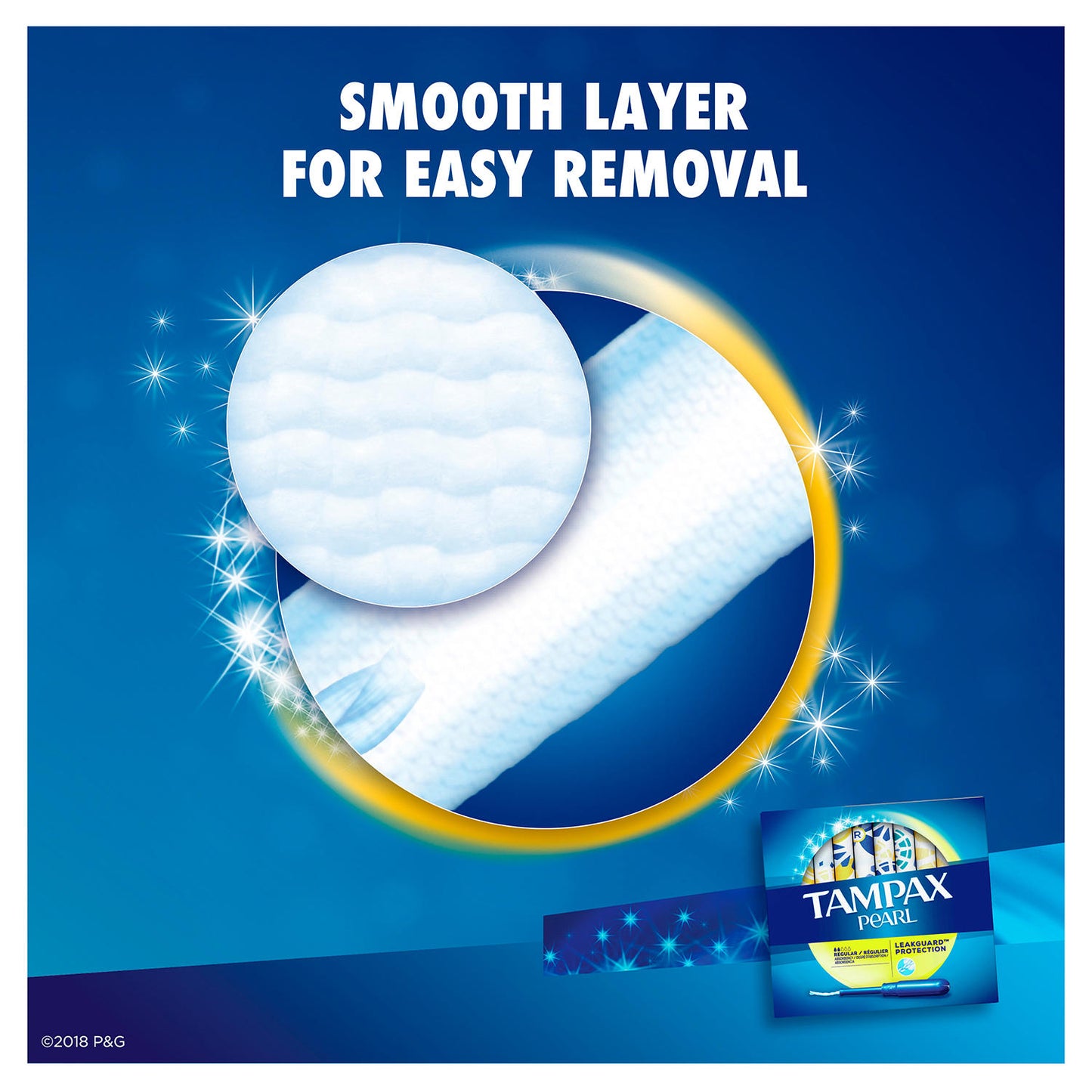 Tampax Pearl Unscented Tampons, Regular (96 ct.)