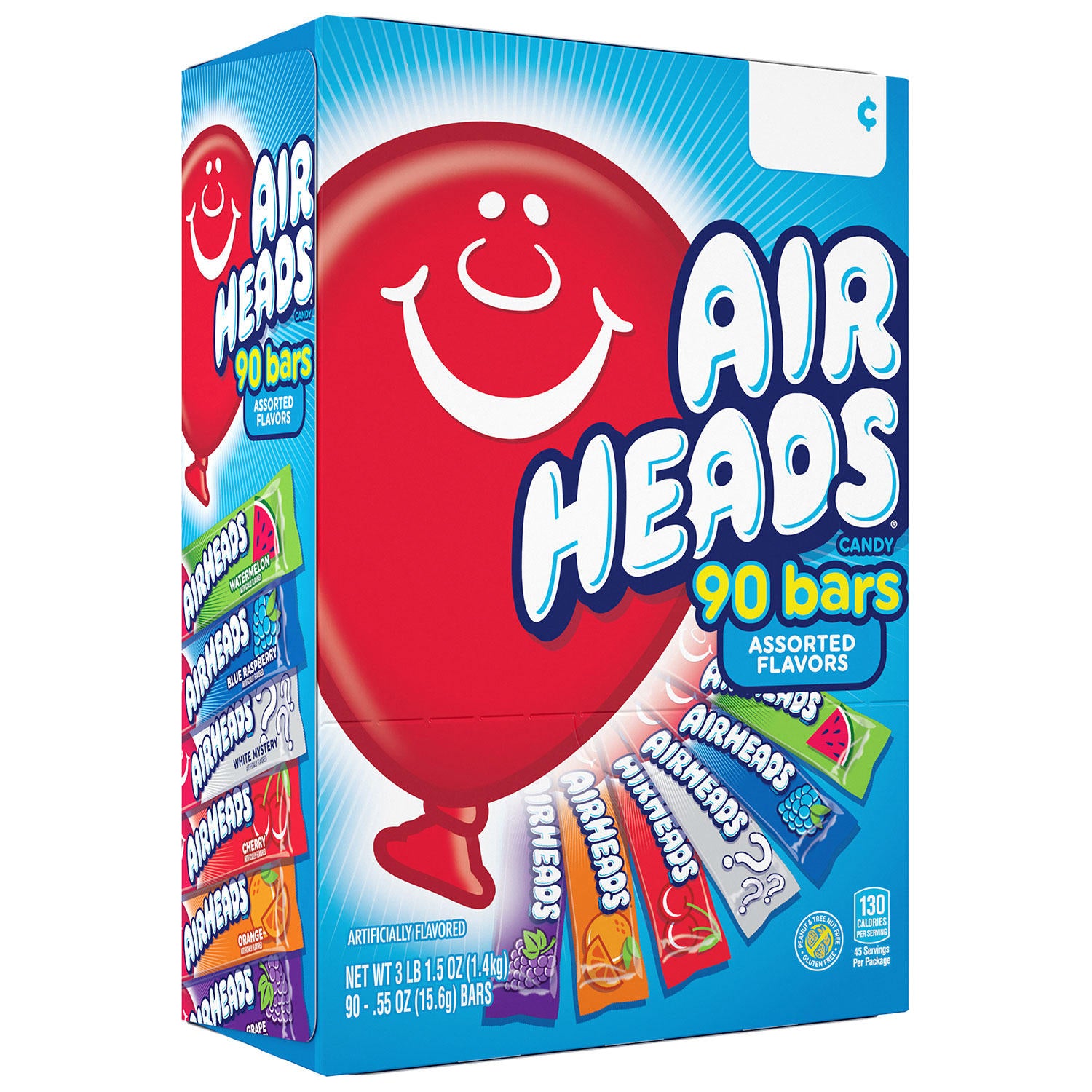 AirHeads Variety Pack (0.55 oz., 90 ct.) My Kosher Cart