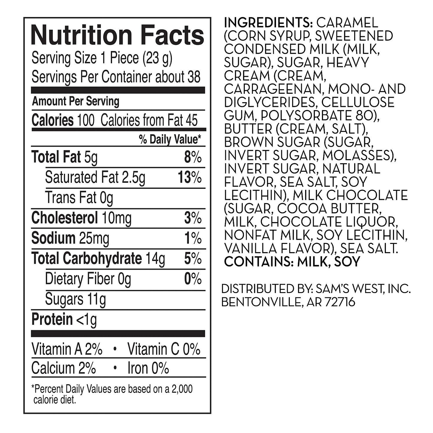 Soft Sea Salt Caramels (31 oz.)