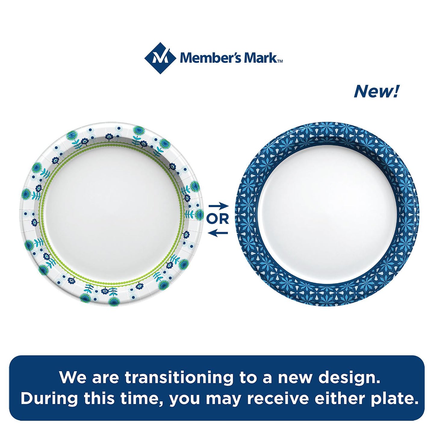 Member's Mark Ultra 10" Printed Paper Plates (204 ct.)