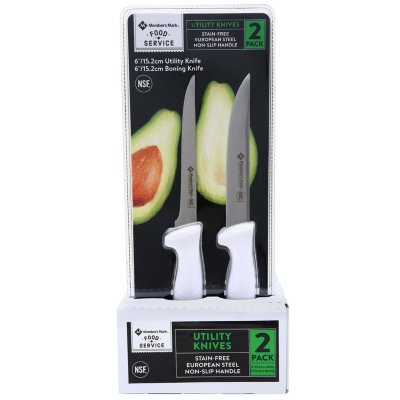 Member's Mark 6" Boning and Utility Knife Set (2 pk.)