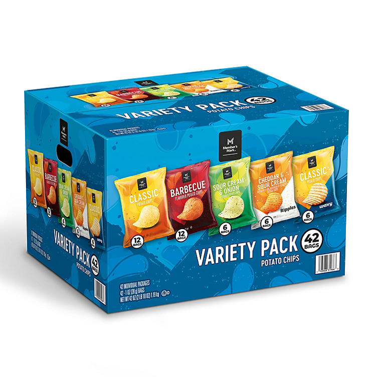 Potato Chips Variety Pack (1 oz., 42 ct.)
