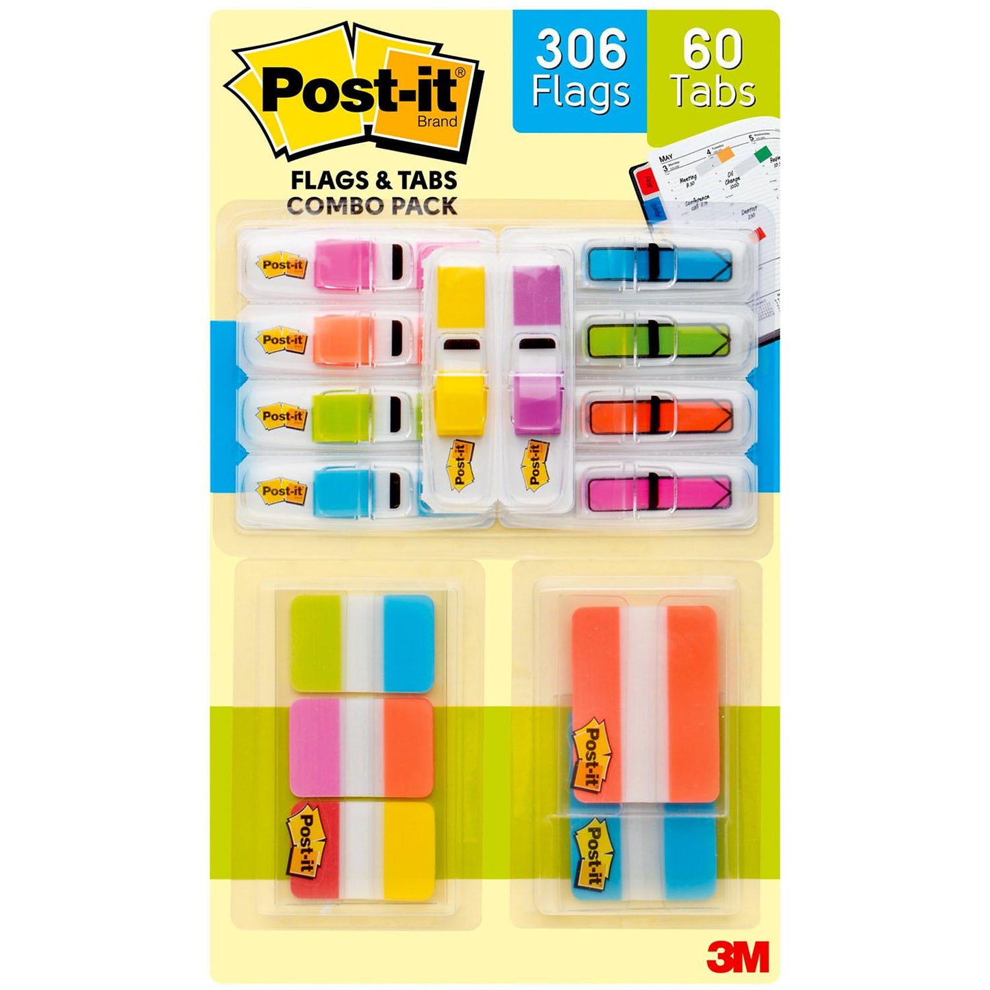 Post-it Flags and Tabs Combination Pack