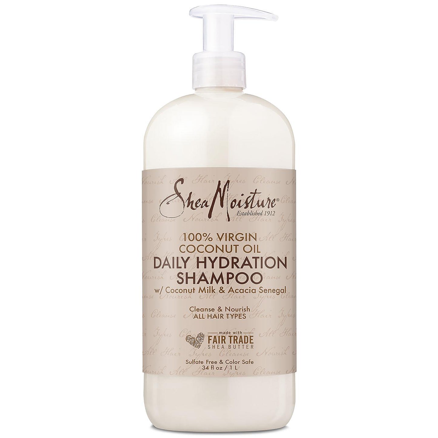 Shea Moisture Virgin Coconut Oil Shampoo (34 oz.)