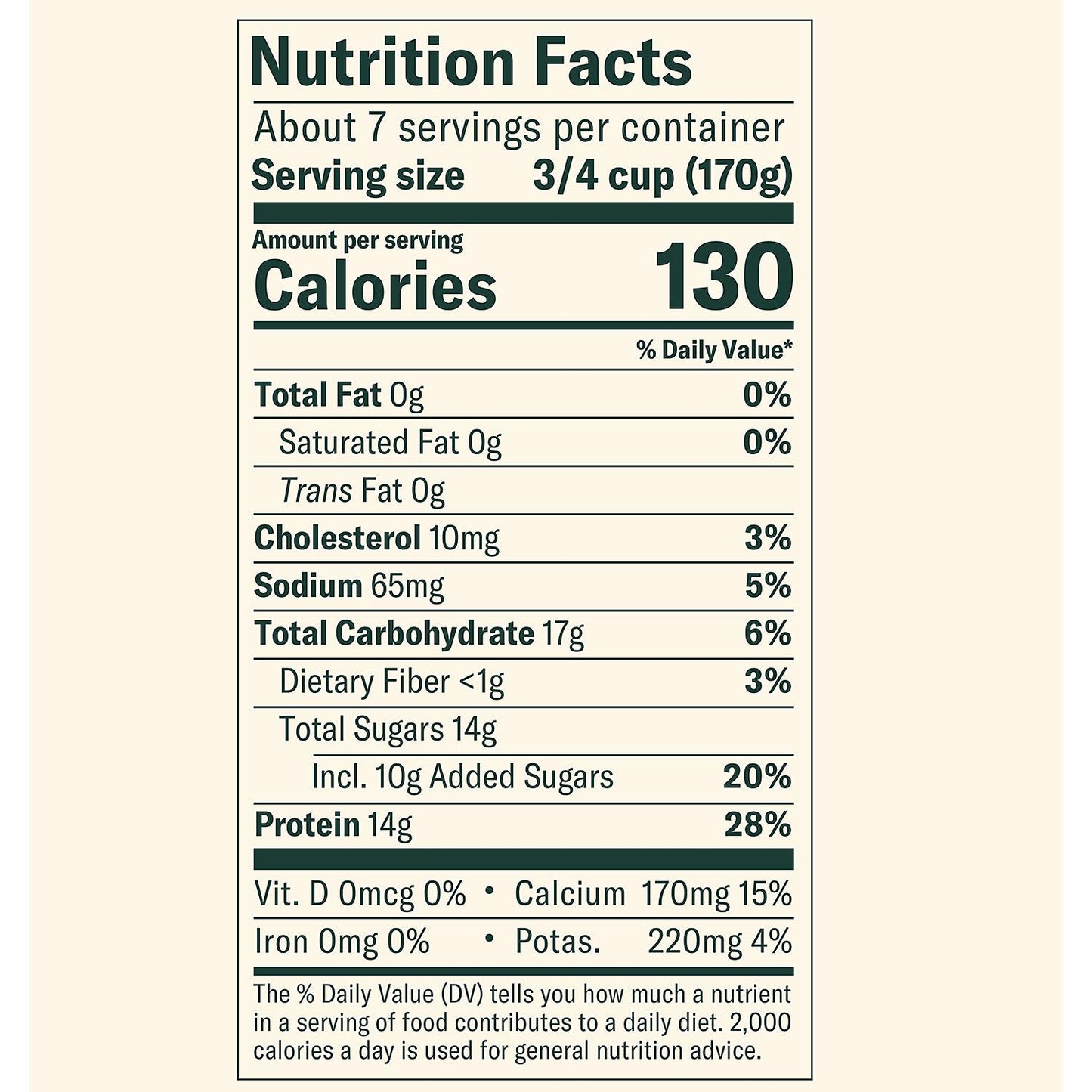 Chobani Vanilla Nonfat Greek Yogurt (40 oz.)