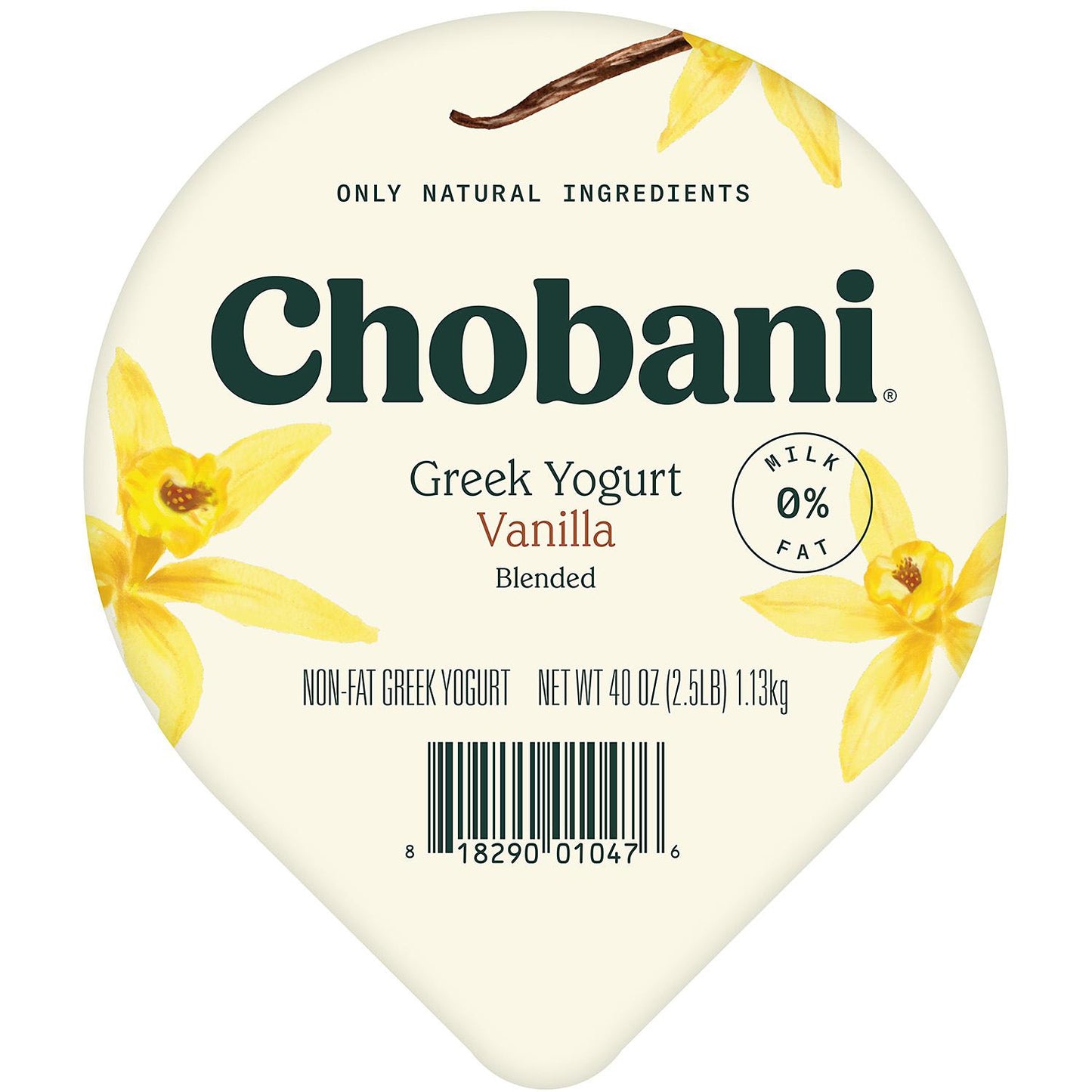Chobani Vanilla Nonfat Greek Yogurt (40 oz.)