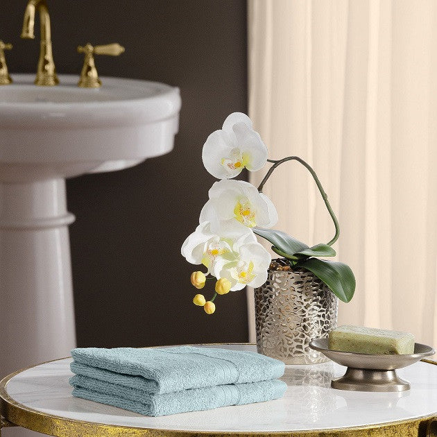 Hotel Luxury Reserve Collection 100% Cotton Luxury Washcloth 13" x 13", 2 pack (Assorted Colors)