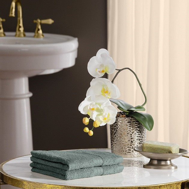 Hotel Luxury Reserve Collection 100% Cotton Luxury Washcloth 13" x 13", 2 pack (Assorted Colors)