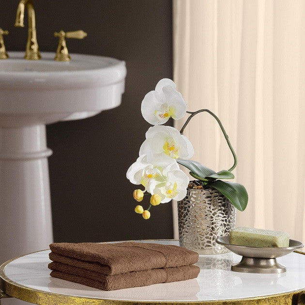 Hotel Luxury Reserve Collection 100% Cotton Luxury Washcloth 13" x 13", 2 pack (Assorted Colors)