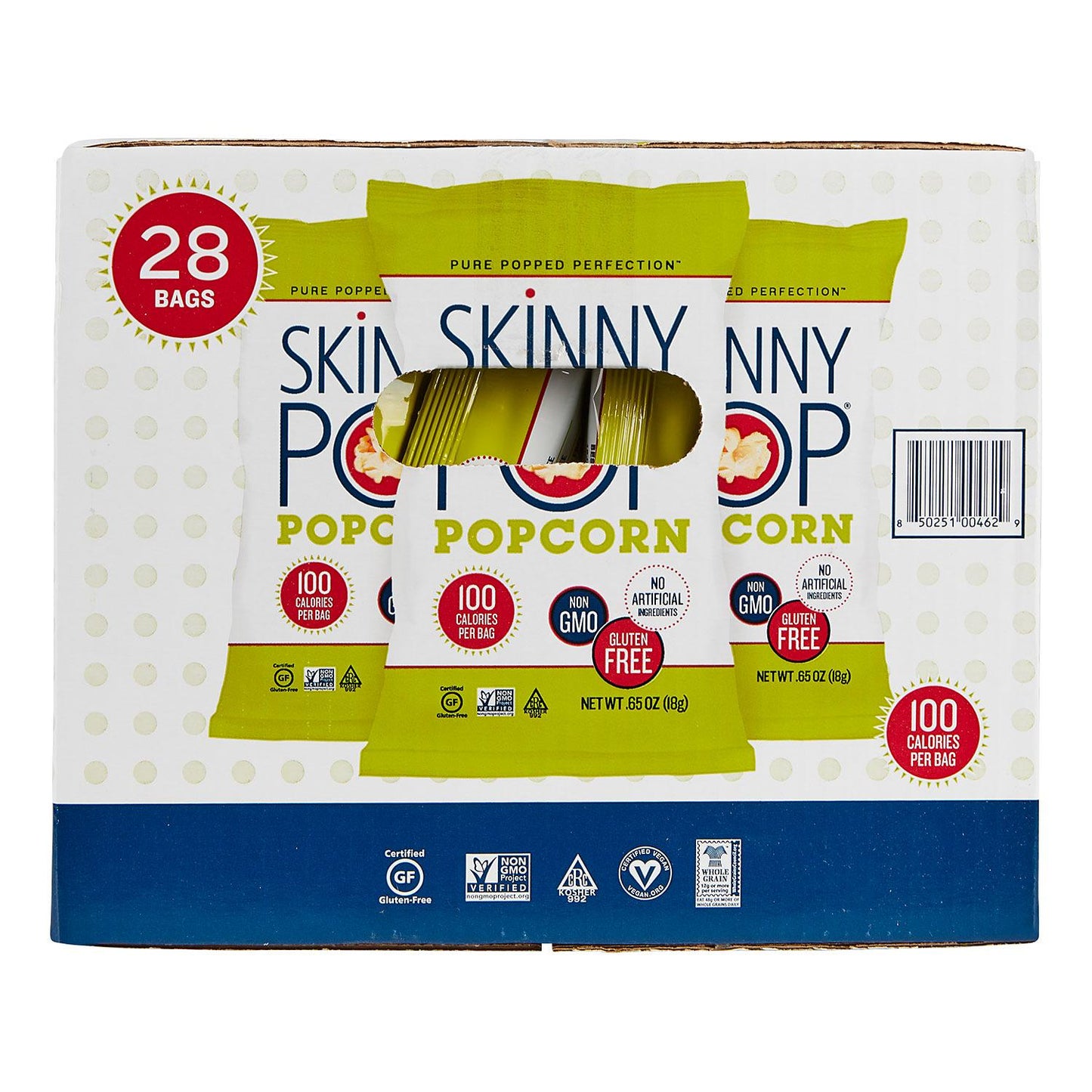 SkinnyPop Popcorn Snack Bags (0.65 oz., 28 ct.)