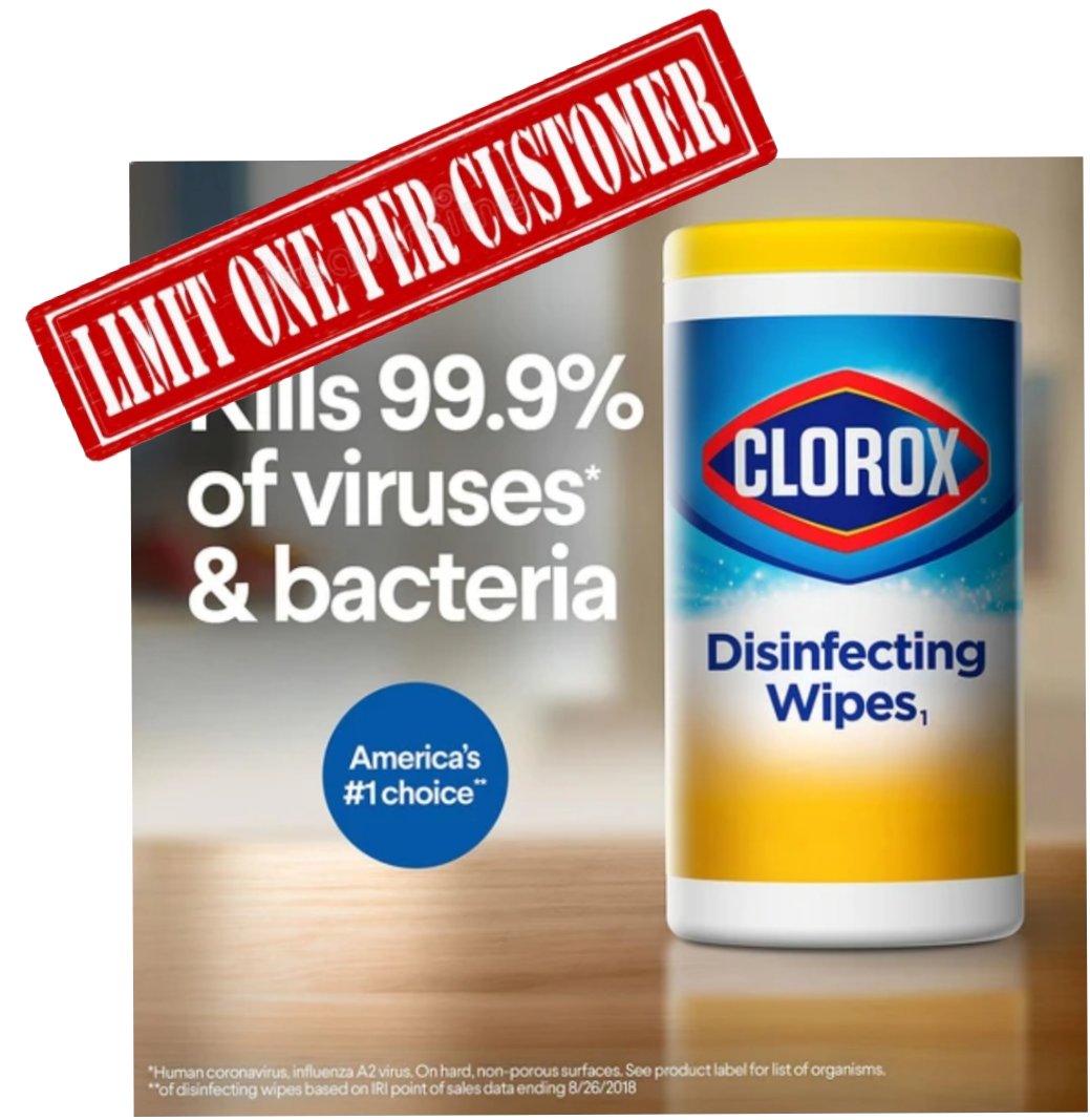 Clorox Disinfecting Bleach-Free Cleaning Wipes, Variety Pack (85 wipes/pk., 5 pk.)