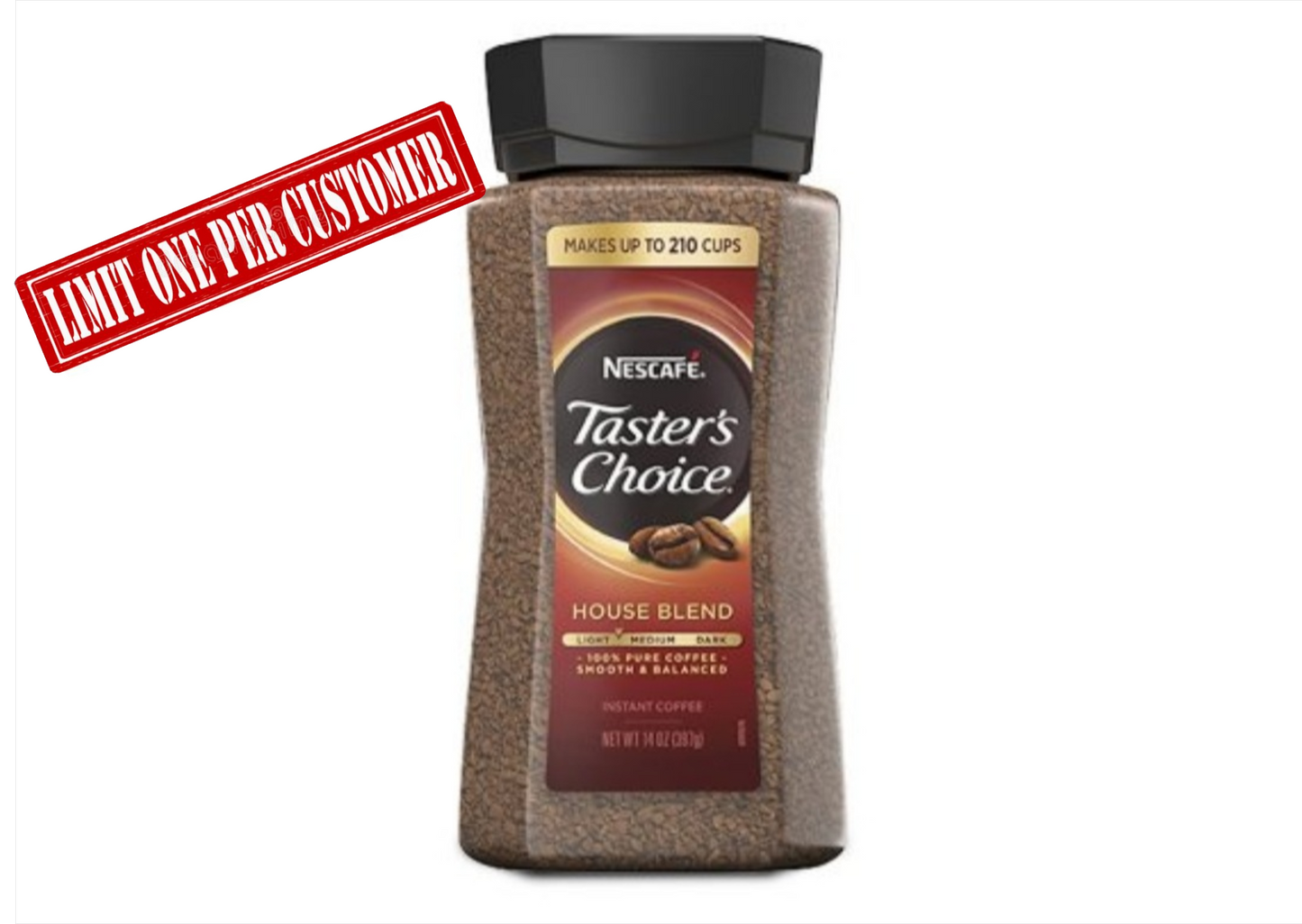 NESCAFE Taster's Choice Instant Coffee, House Blend (14 oz.)