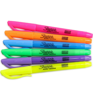Sharpie Accent, Highlighters, Assorted Colors, 24 Pack