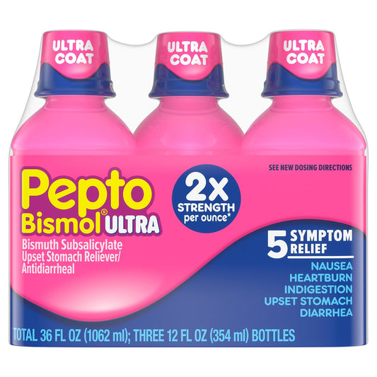 Pepto Bismol Ultra Strength, Original Flavor, Triple Pack (36 oz. each)