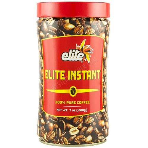 Elite Coffee, 100%, Instant - 7 oz