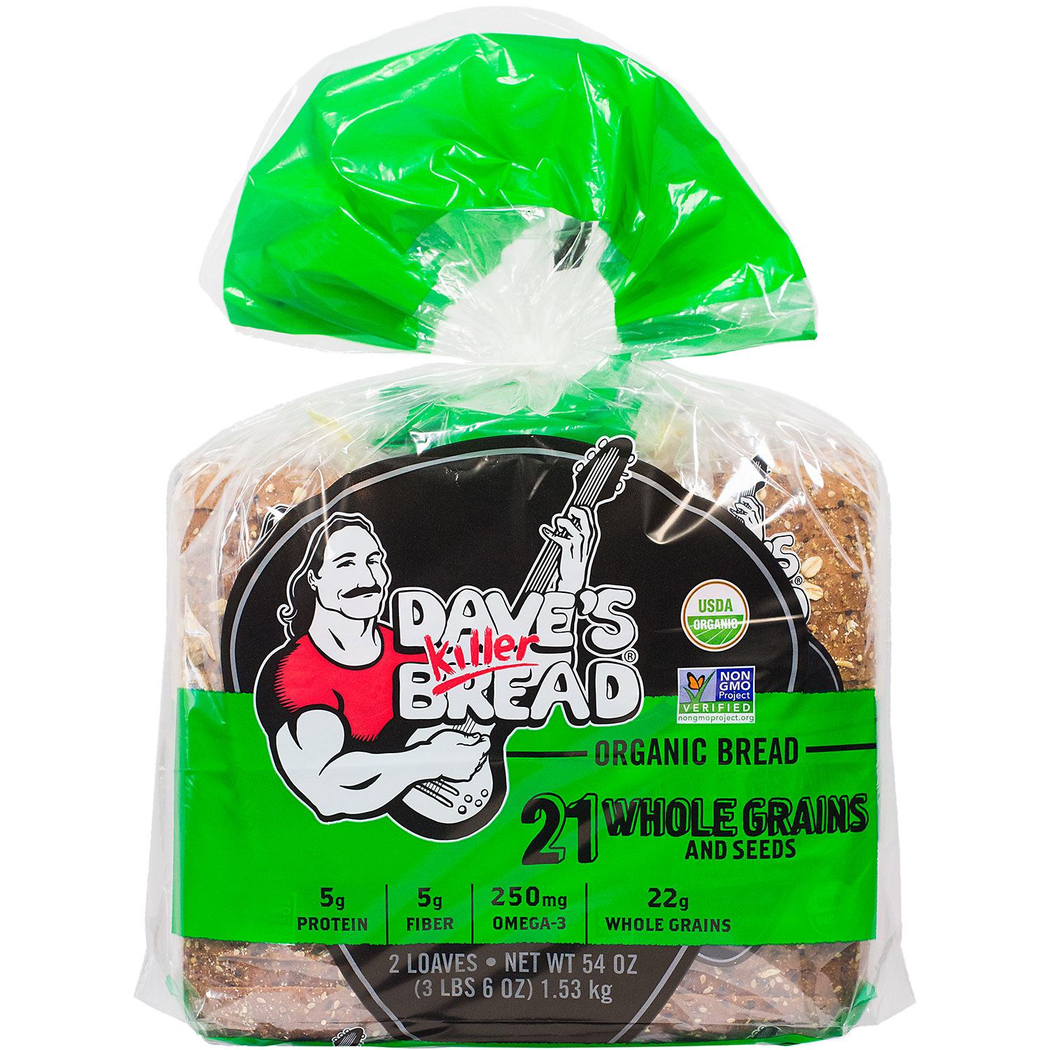 Dave's Killer Bread 21 Whole Grains (27 oz., 2 pk.) My Kosher Cart