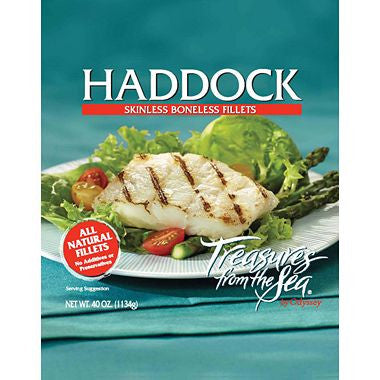 Treasures from the Sea Haddock Fillets (40 oz.)