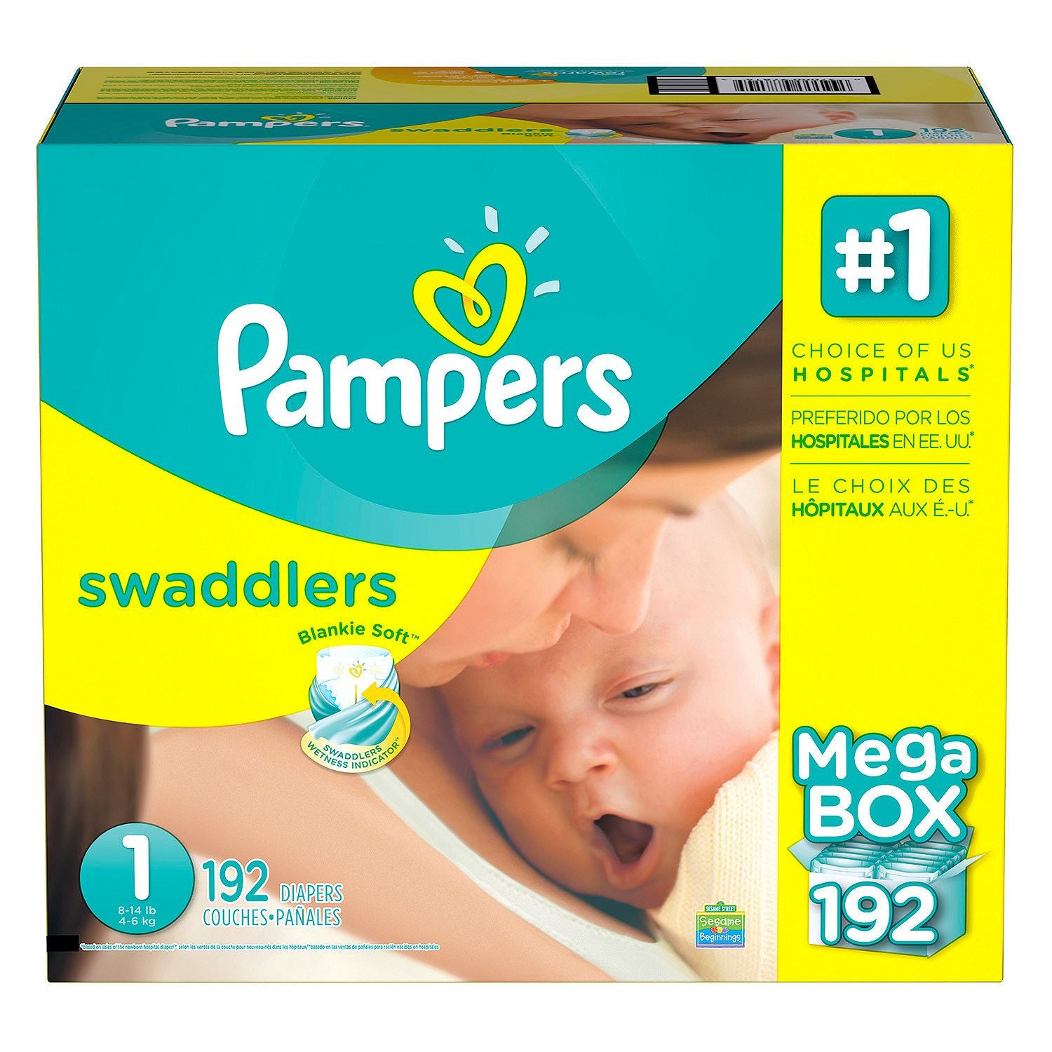 Pampers Swaddlers Diapers (Choose Your Size) – My Kosher Cart