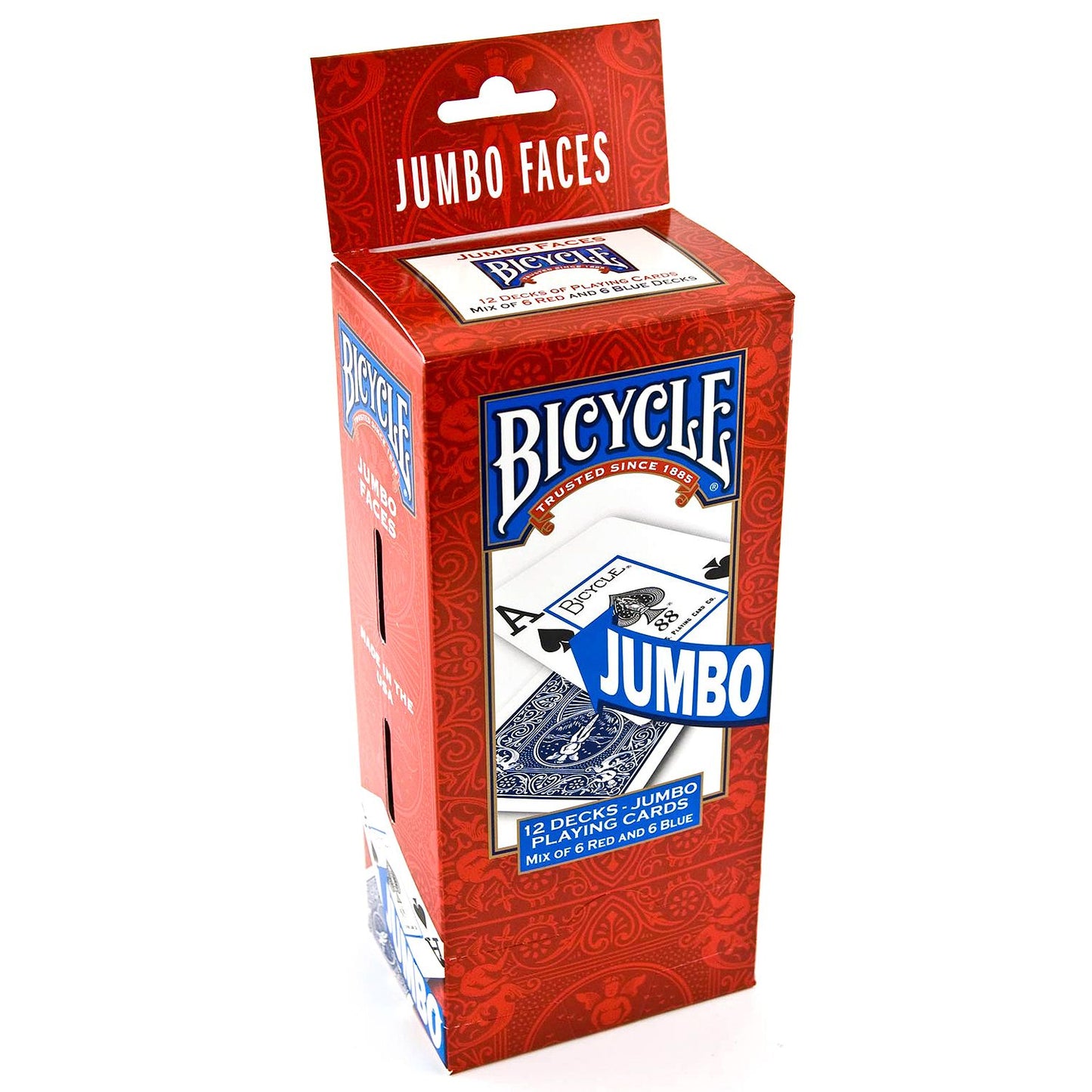 Bicycle Jumbo Faces Playing Cards - 12 pks.