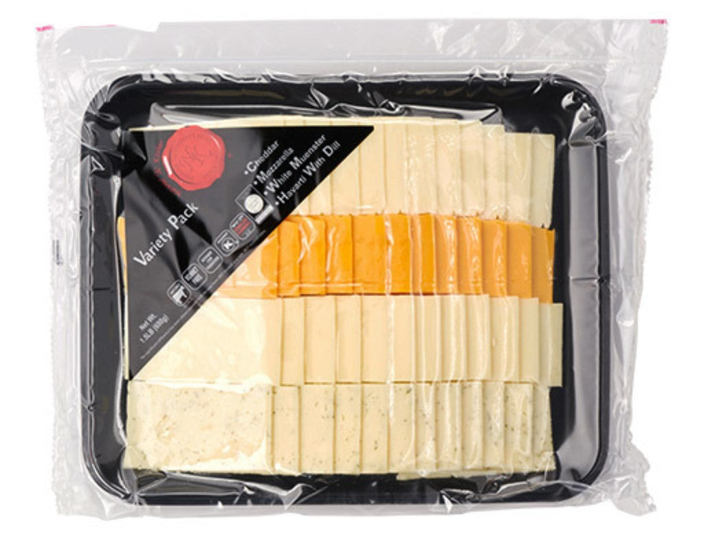 Natural & Kosher Variety Pack Sliced Cheese 24