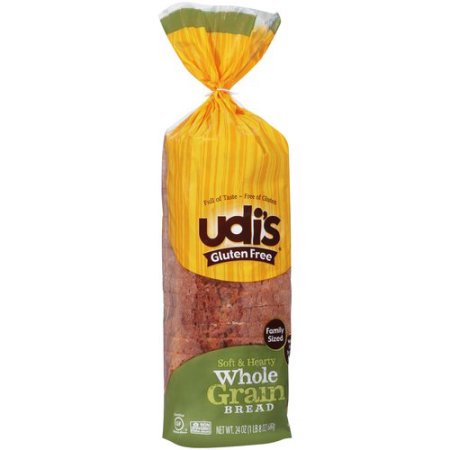 Udi's Gluten Free Whole Grain Bread, 24 oz, 2 count