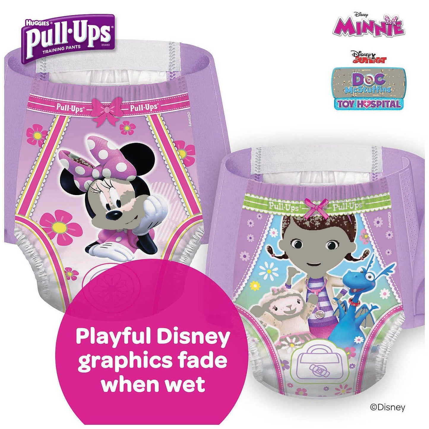 Huggies Pull-Ups Training Pants for Girls (Sizes 2T-6T) (Choose Your Size)