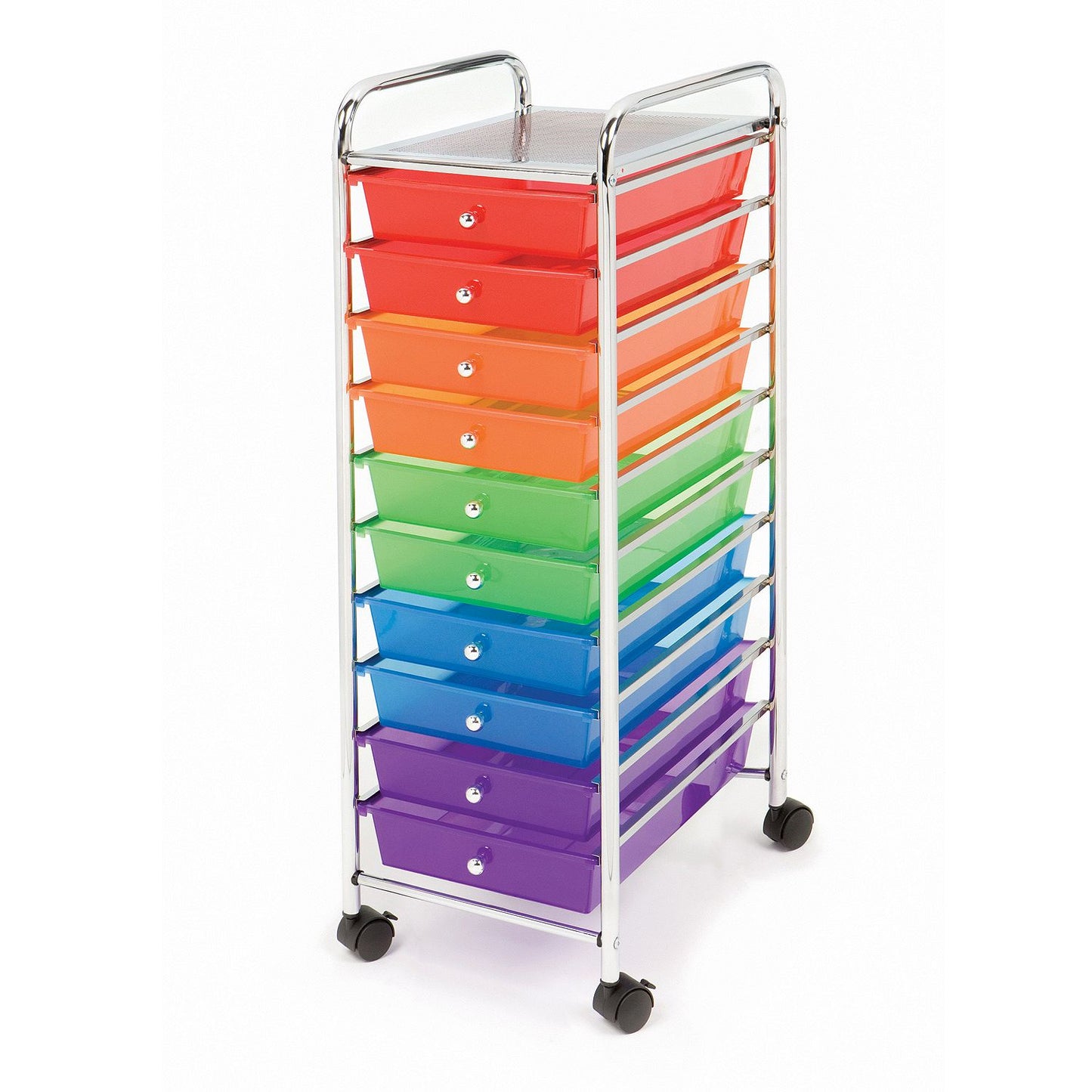 Seville Classics 10 Drawer Cart
