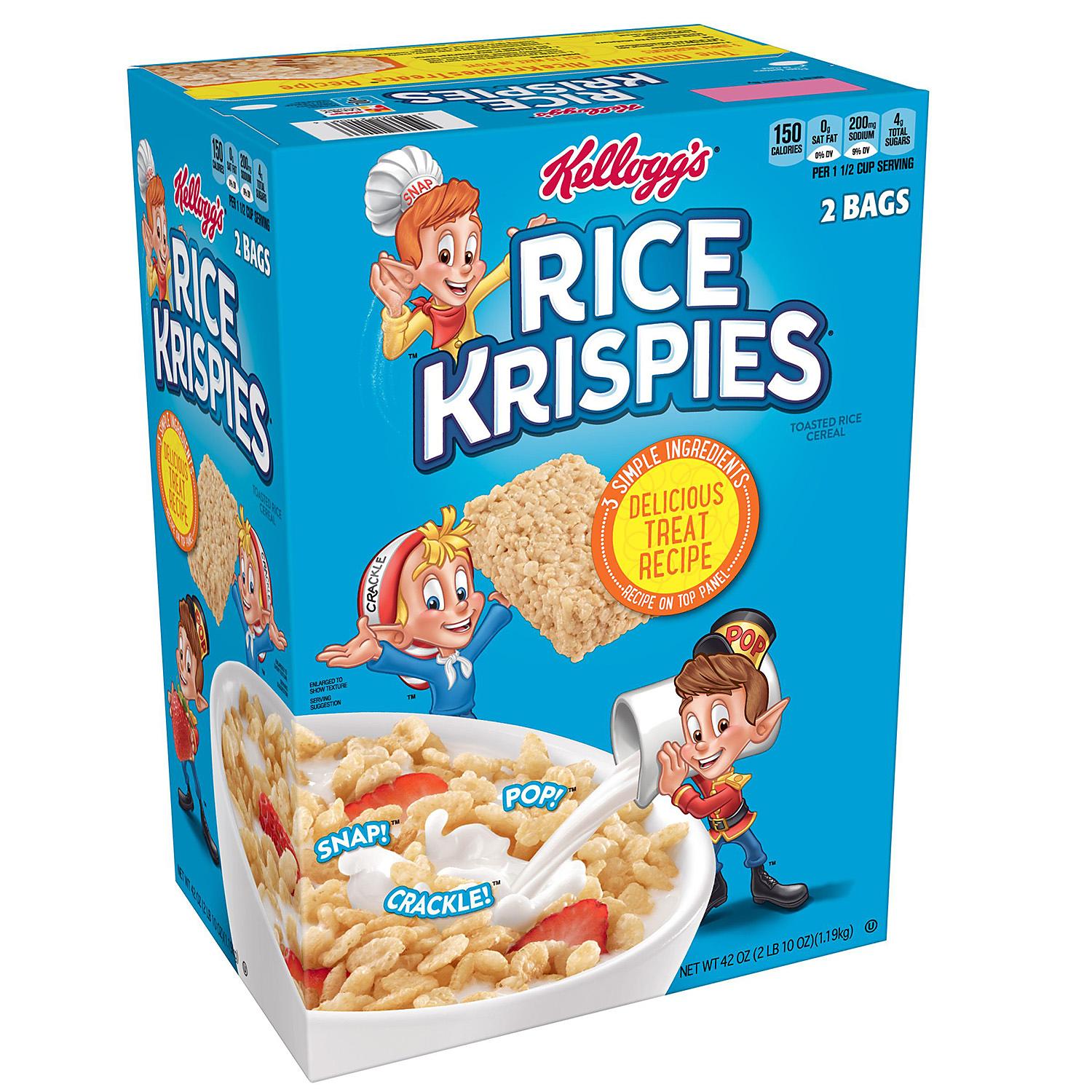 Kellogg's Rice Krispies Breakfast Cereal, 42 oz. – My Kosher Cart
