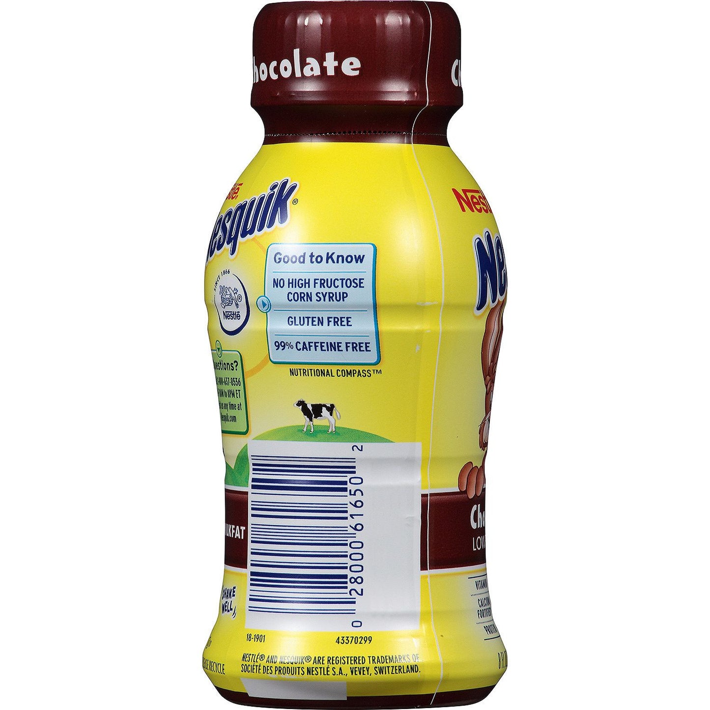 Nestle Nesquik Chocolate Lowfat Milk (8 oz. bottles, 15 pk.)